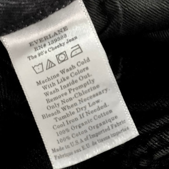 Everlane Women's Straight Leg Jeans - Dark Gray - Picture 14 of 14